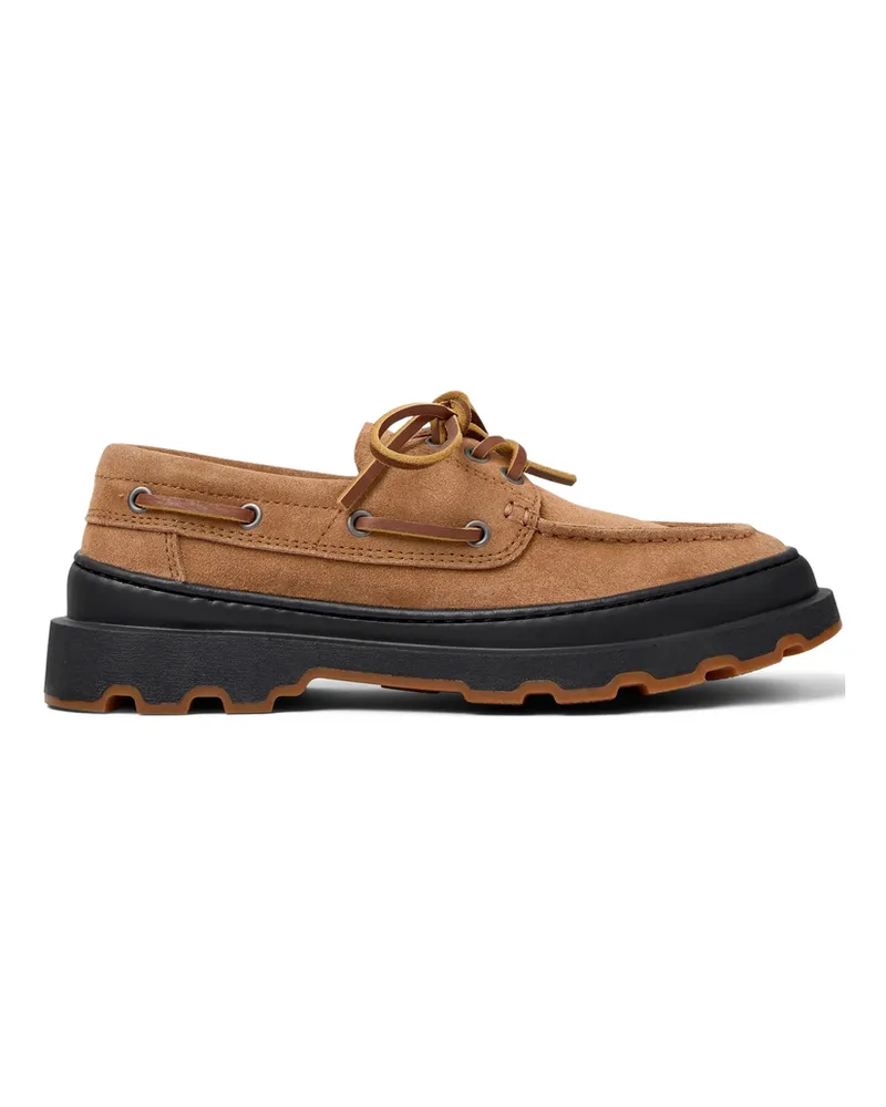 Camper Brutus+ Boat Shoes Brown
