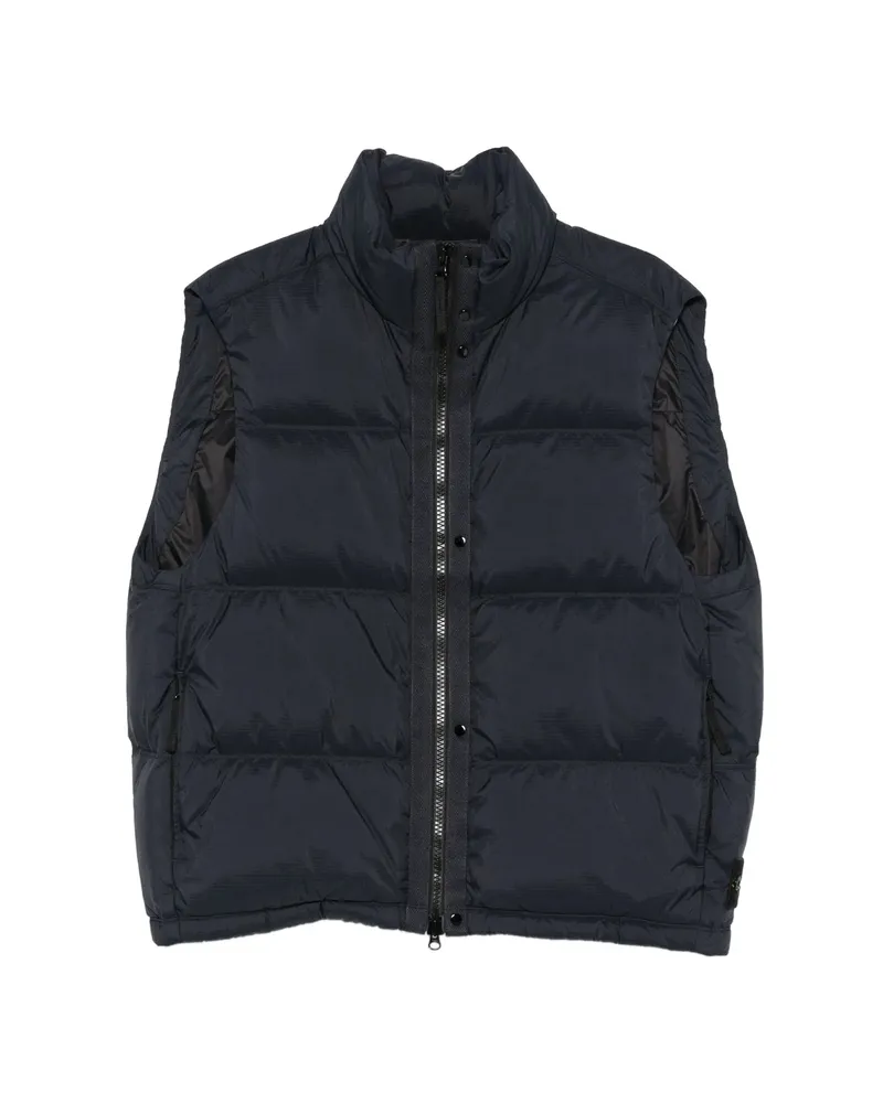 Stone Island Padded Ripstop Gilet Blue