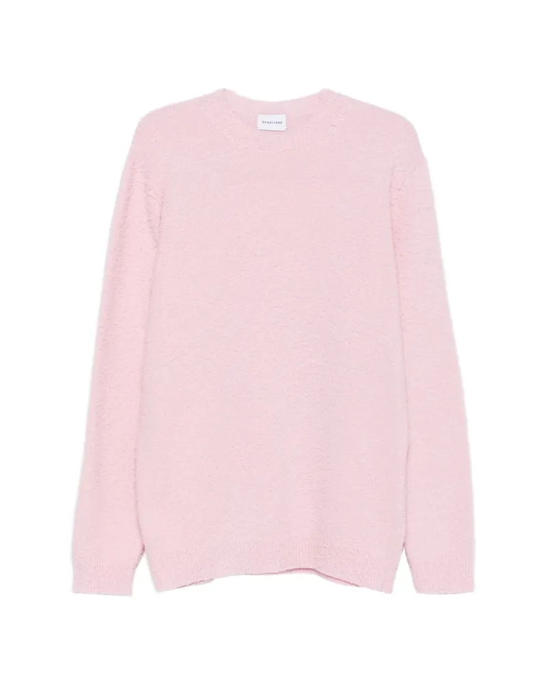 Scaglione Bouclé-knit Sweater Pink