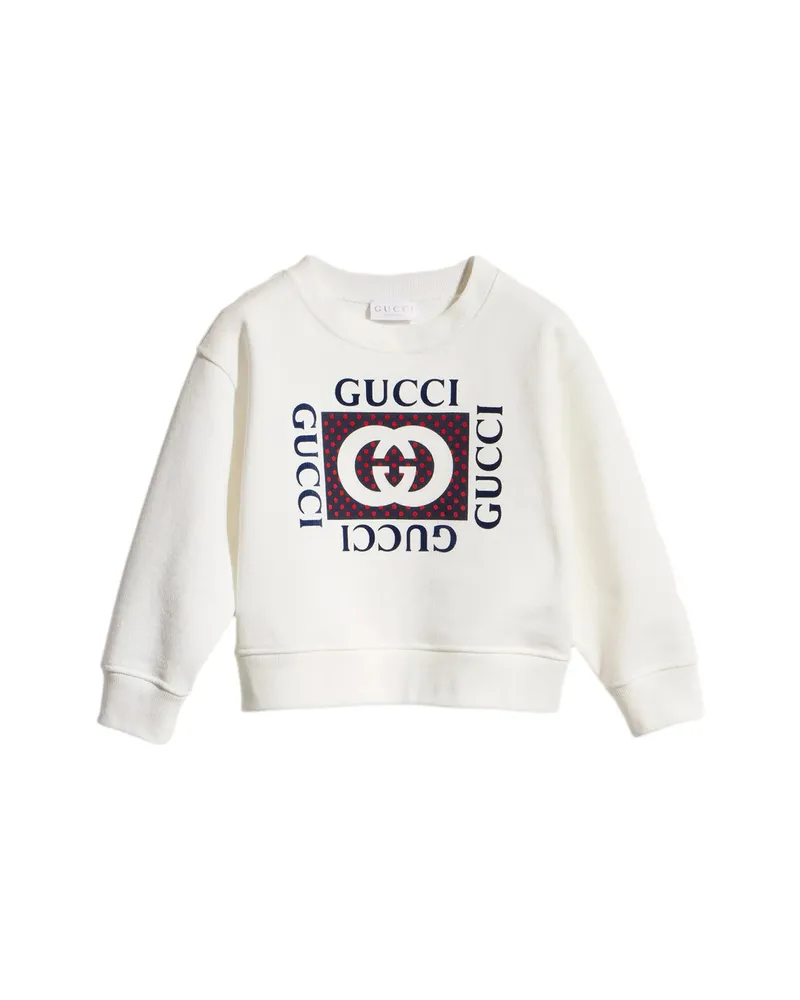 Gucci Logo-print Sweatshirt White