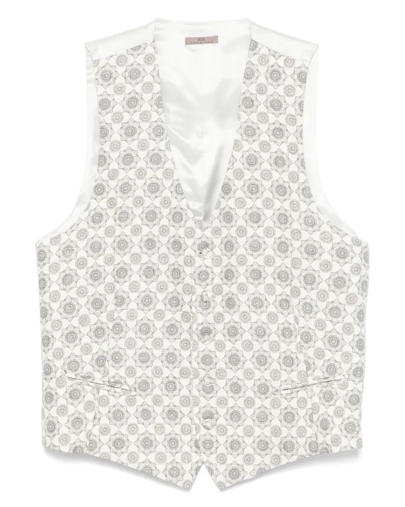 Lady Anne Silk Gilet Neutrals