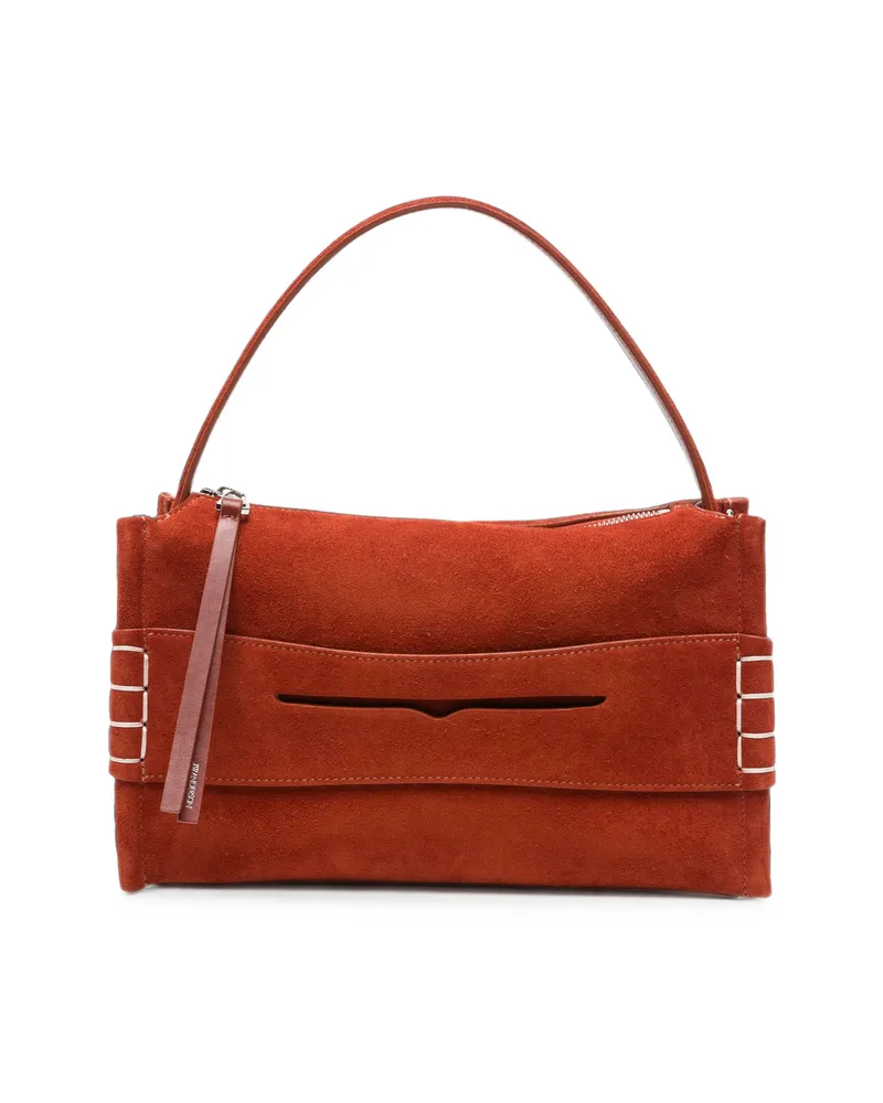 J.W.Anderson Whipstitch-detail Tote Bag Orange