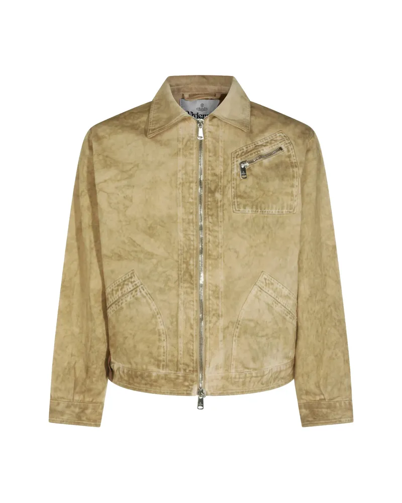 Vivienne Westwood Zip Pocket Jacket Green