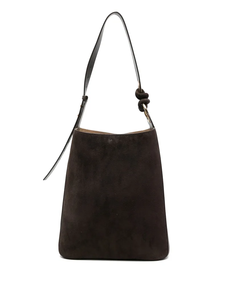 Anya Hindmarch Knot Detail Tote Bag Brown