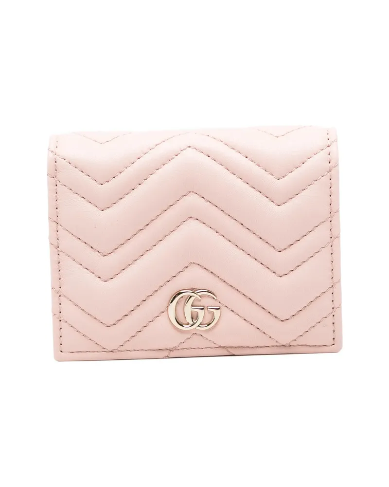 Gucci Marmont Matelassé Wallet Pink