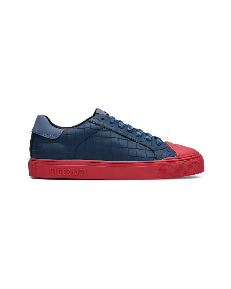 Hide & Jack Embossed Sneakers Blue