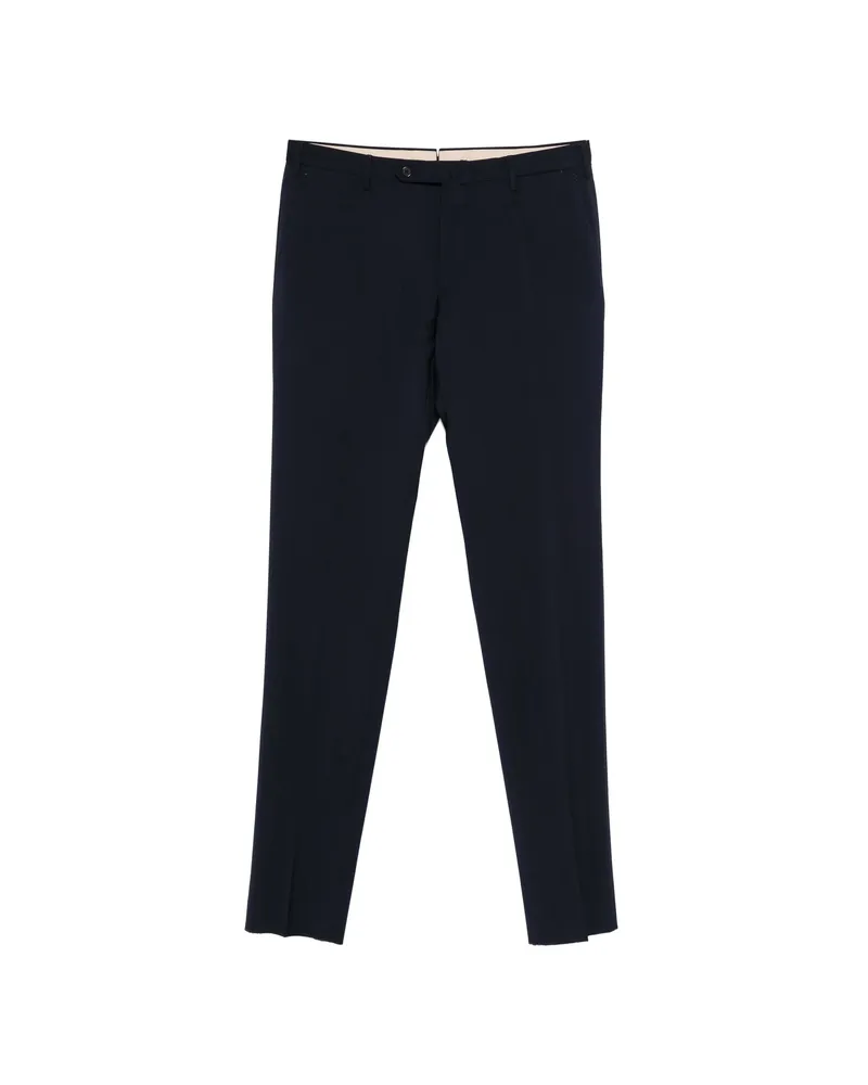 Incotex Textured Trousers Blue