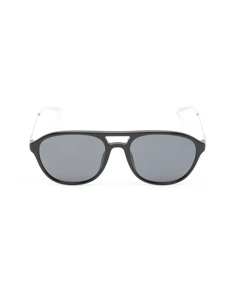 Gucci Double-bridge Sunglasses Black