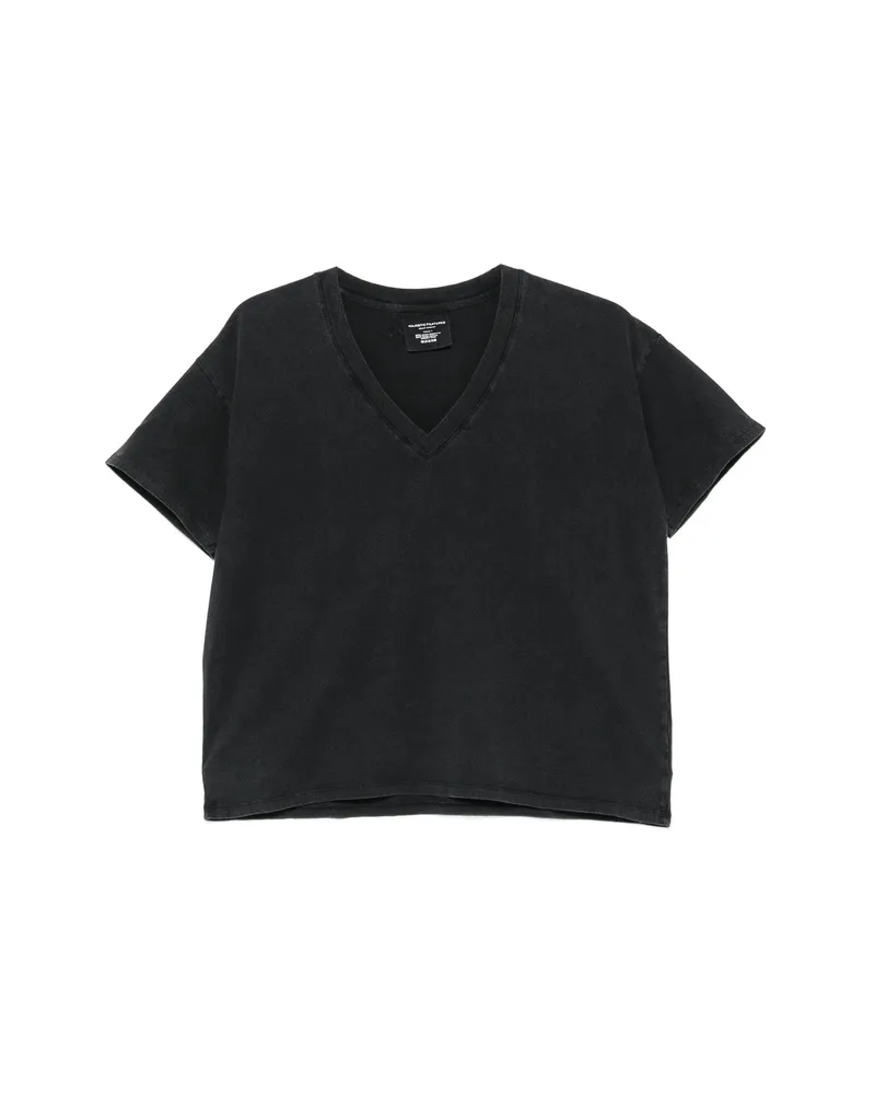 Majestic V-neck Short-sleeve T-shirt Black