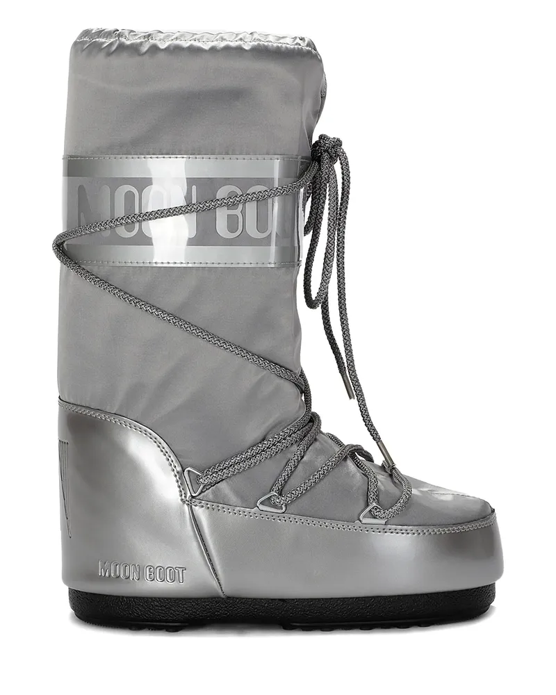 Moon Boot Icon Glance Lace-up Boots Grey