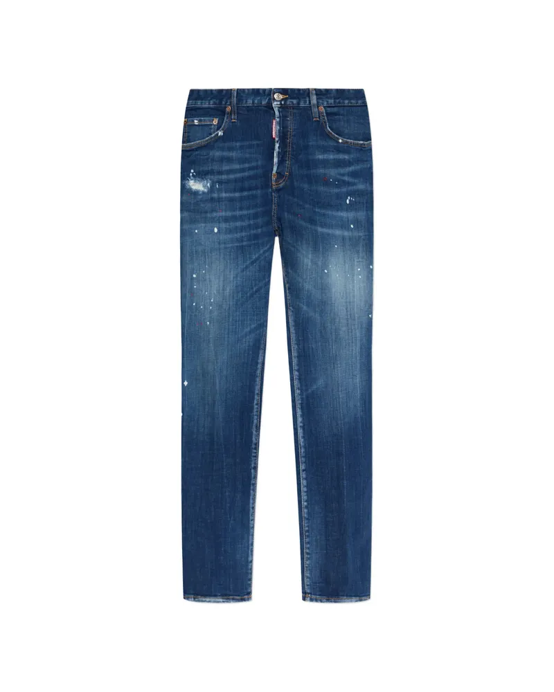 Dsquared2 642 Distressed Jeans Blue