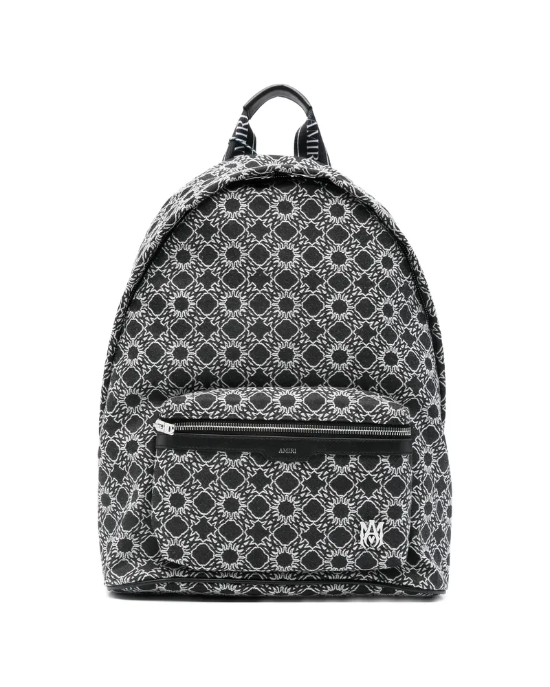 Amiri Ma Quad Patterned Backpack Black