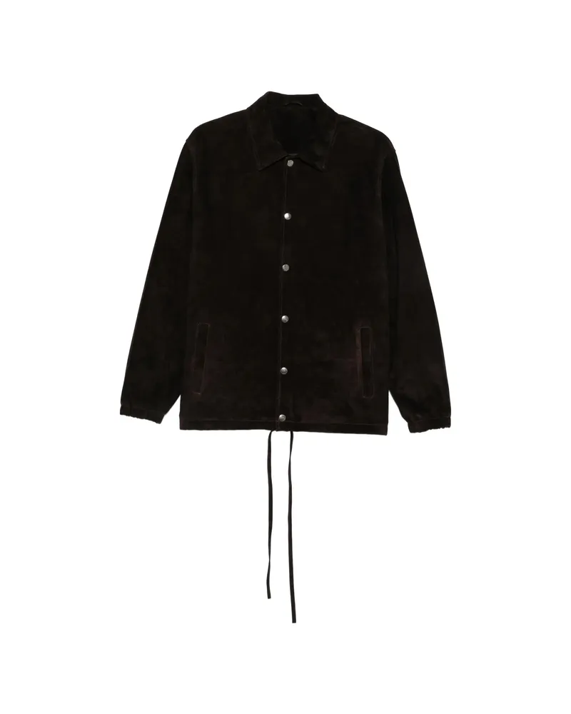 Giorgio Brato Suede Long-sleeves Jacket Brown