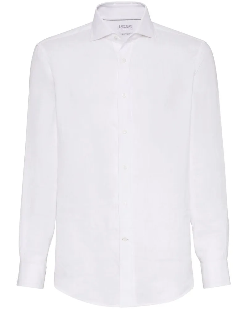 Brunello Cucinelli Linen Shirt White
