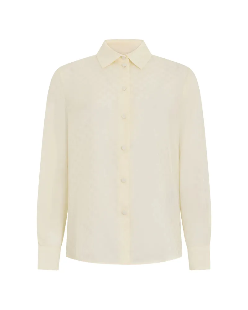 Gucci GG Silk Shirt Neutrals