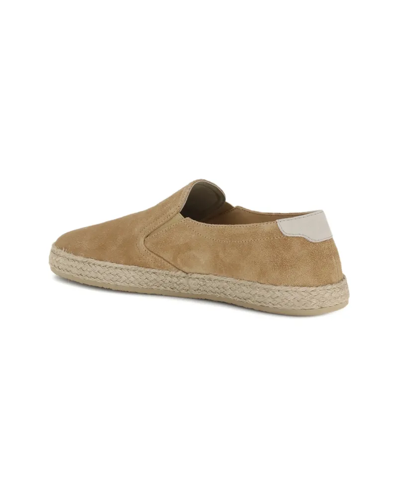 Brunello Cucinelli Suede Espadrilles Neutrals