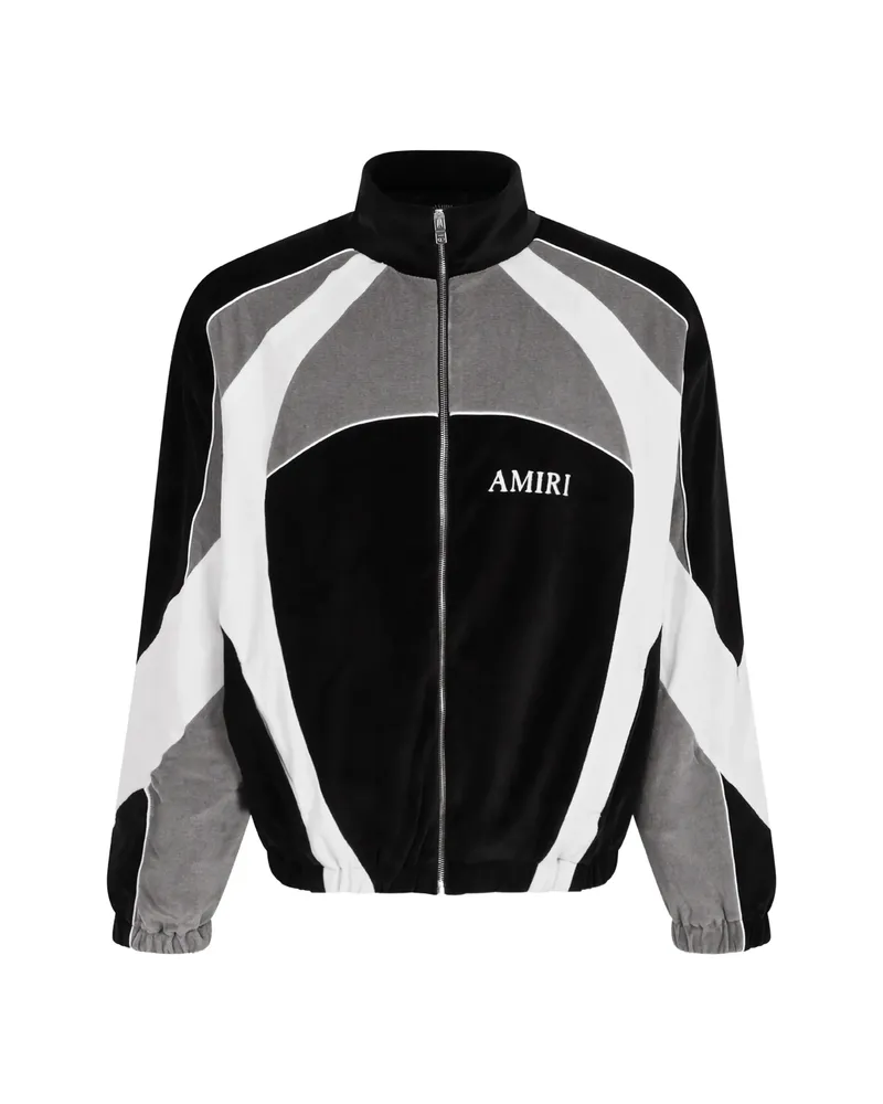 Amiri Colour-block Panelled Jacket Black