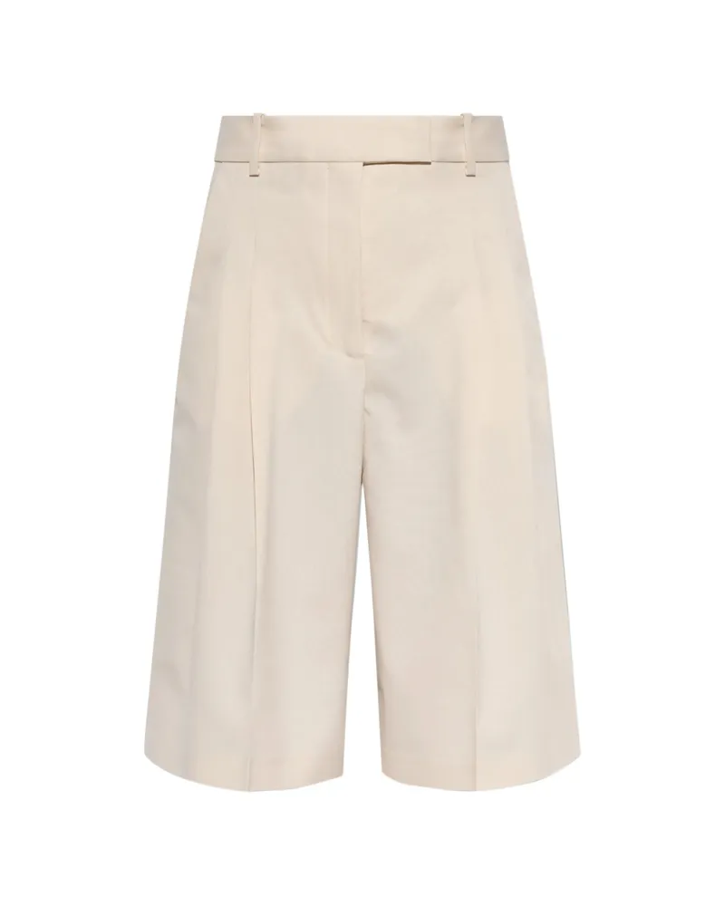 By Malene Birger Cymbaria Pleated Shorts White