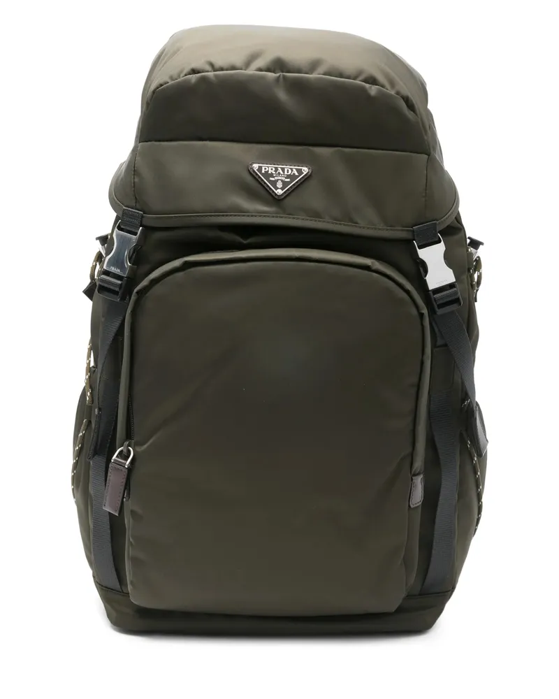 Prada Speedrock Re-Nylon Backpack Green