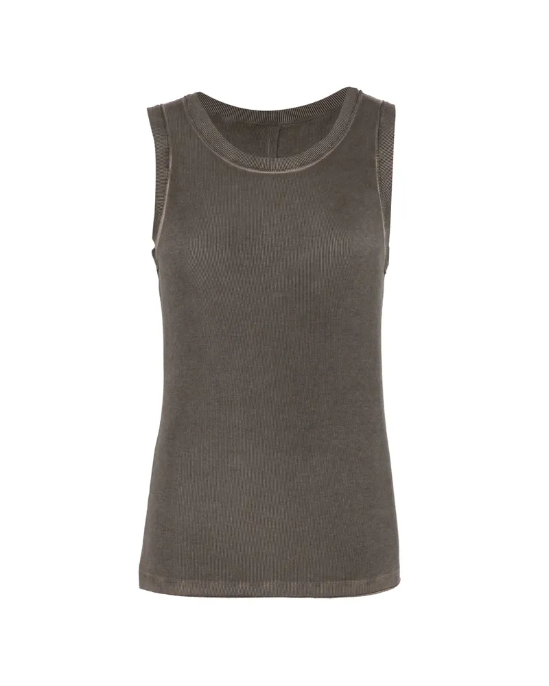 Uma Wang Ribbed Top Brown