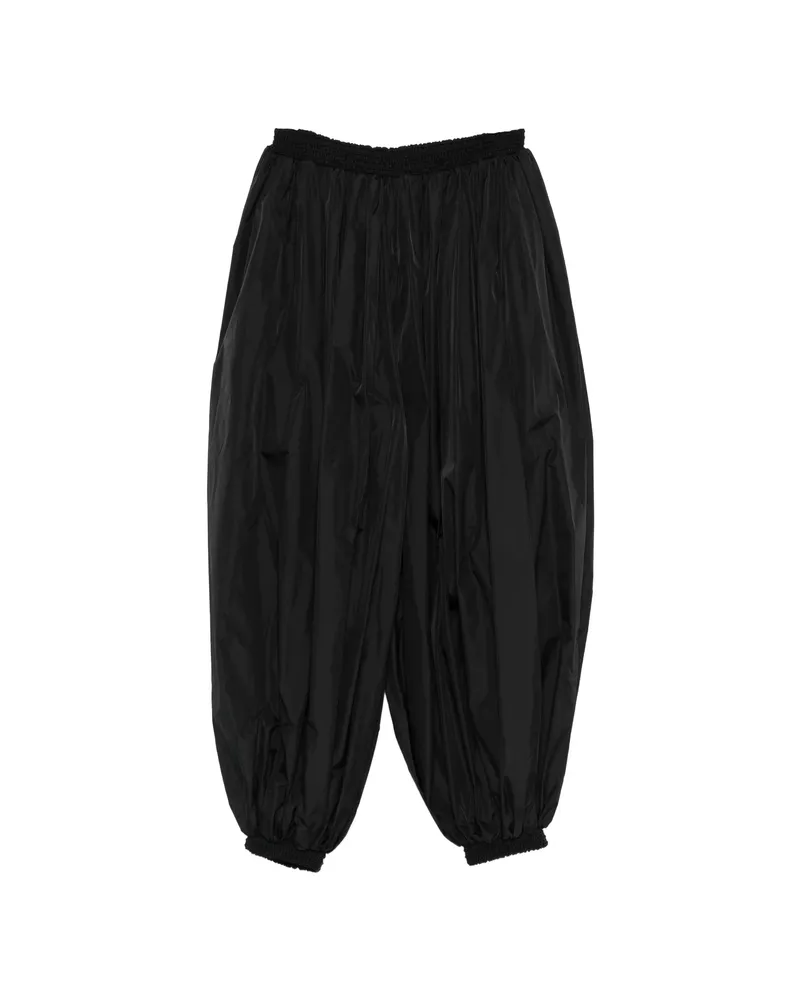 Alaïa Shirred-waistband Trousers Black