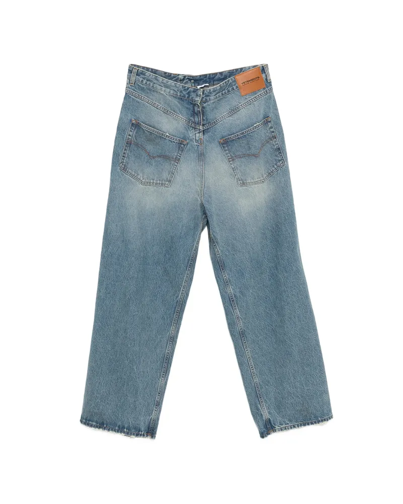VETEMENTS Distressed Jeans Blue