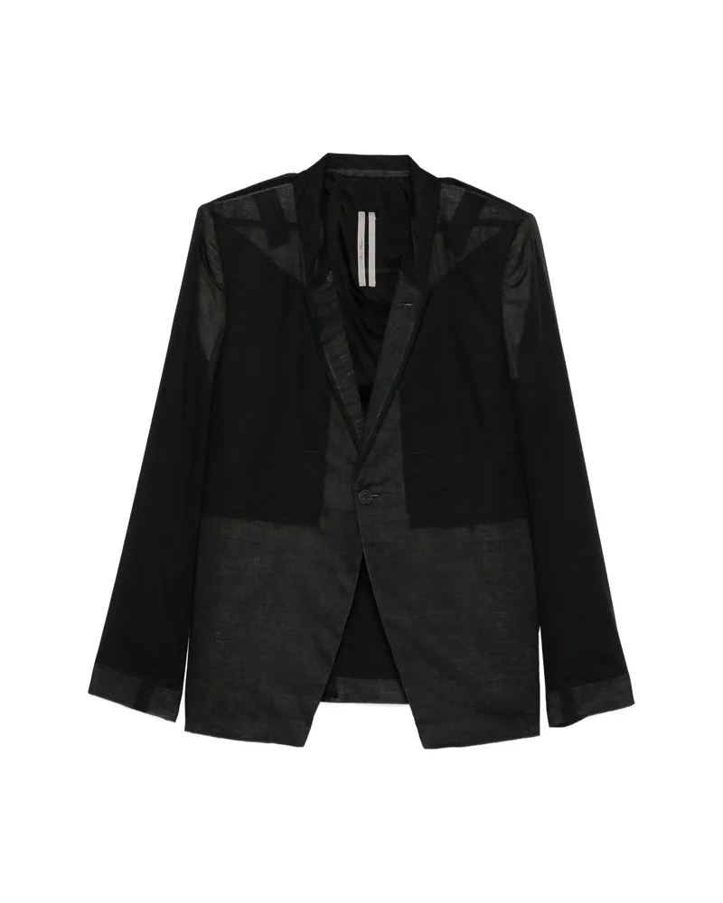 Rick Owens Fogpocket Blazer Black
