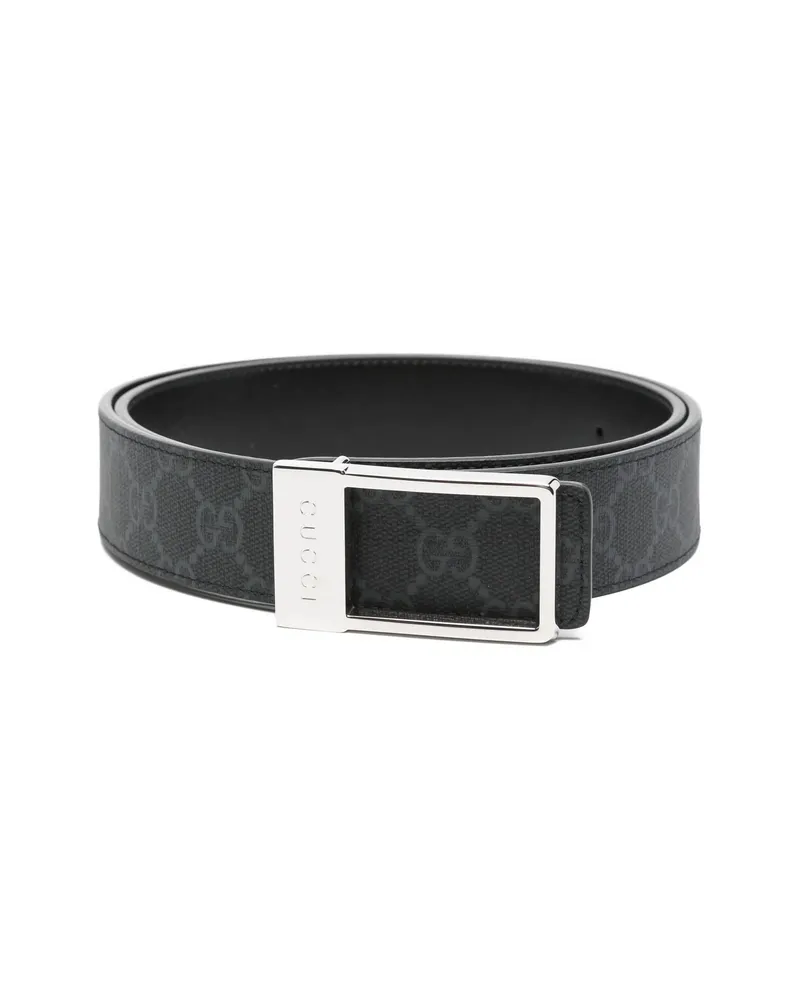 Gucci GG-monogram Buckle Belt Black