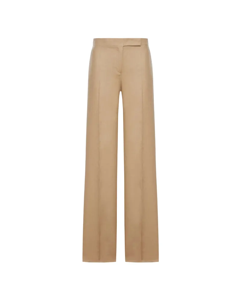 Max Mara Wide-leg Palazzo Pants Neutrals