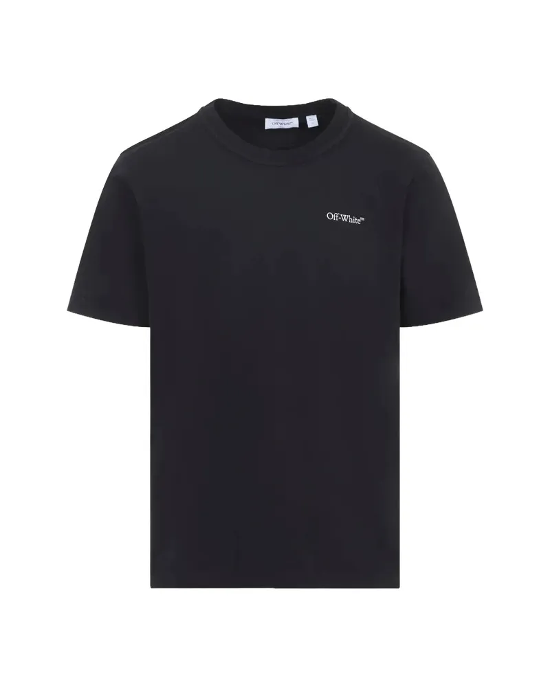 OFF-WHITE Off-white Logo-print Cotton T-shirt Black