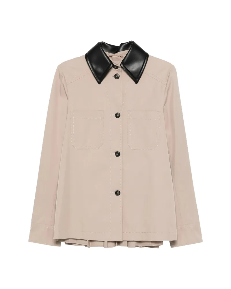 SPORTMAX Pleated-back Jacket Neutrals