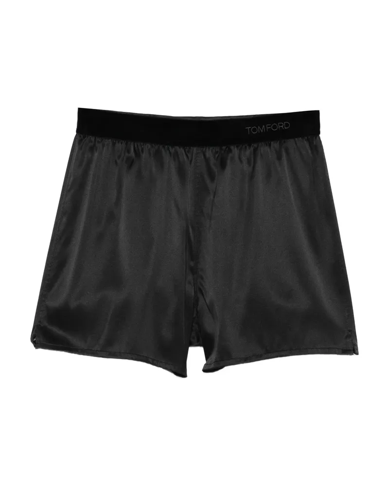 Tom Ford Logo-detail Shorts Black