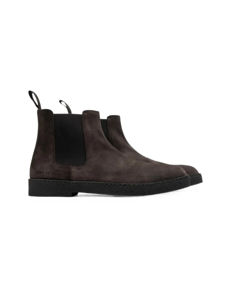 Common Projects Suede Chelsea Boots Brown