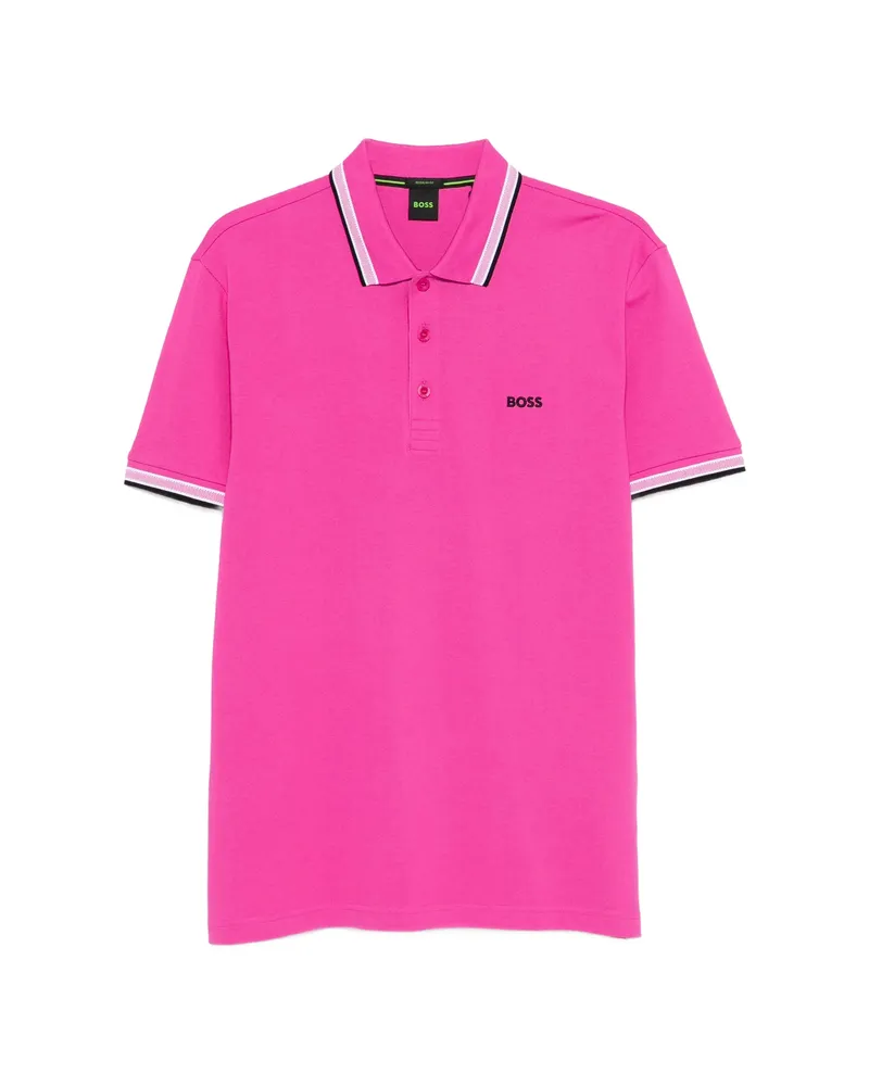 HUGO BOSS Short-sleeve Polo Shirt Pink