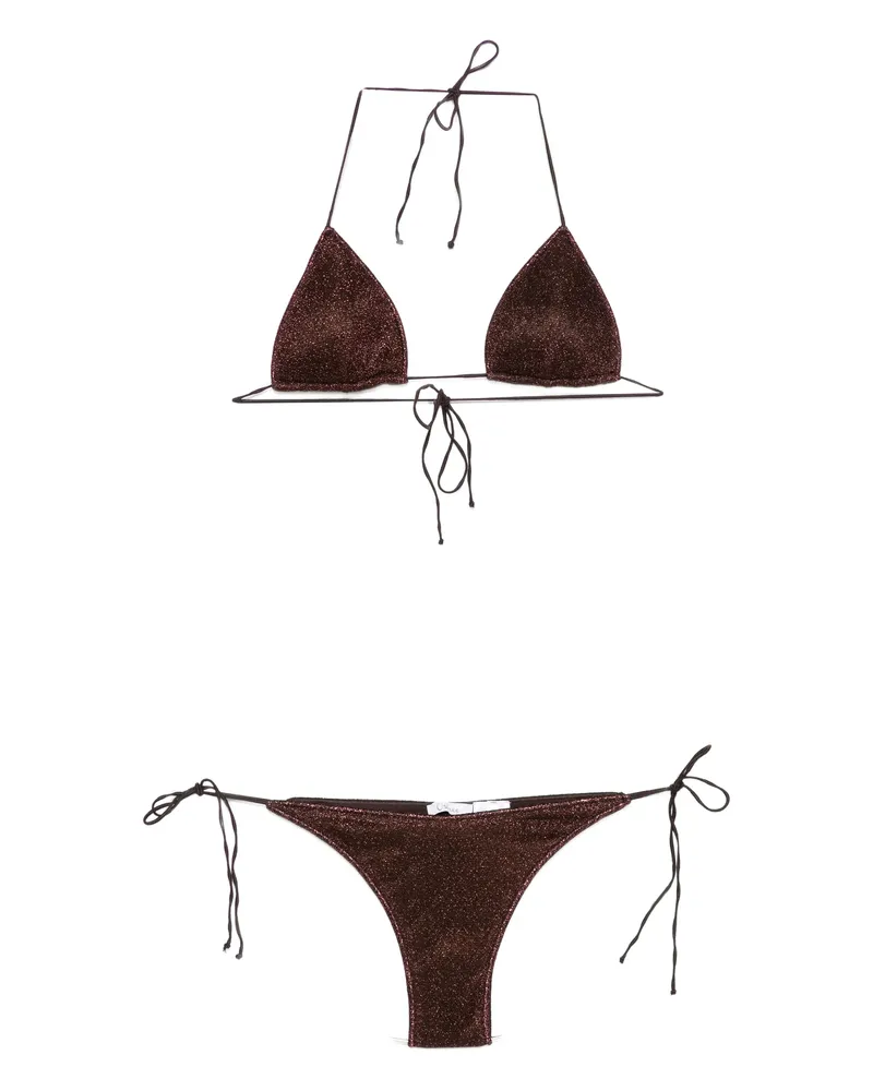 Oséree Triangle Beachwear Brown