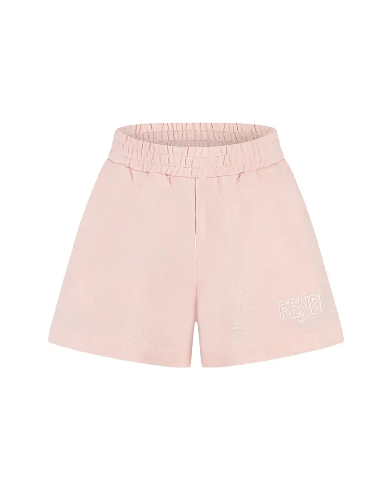 Fendi Elasticated-waist Shorts Pink