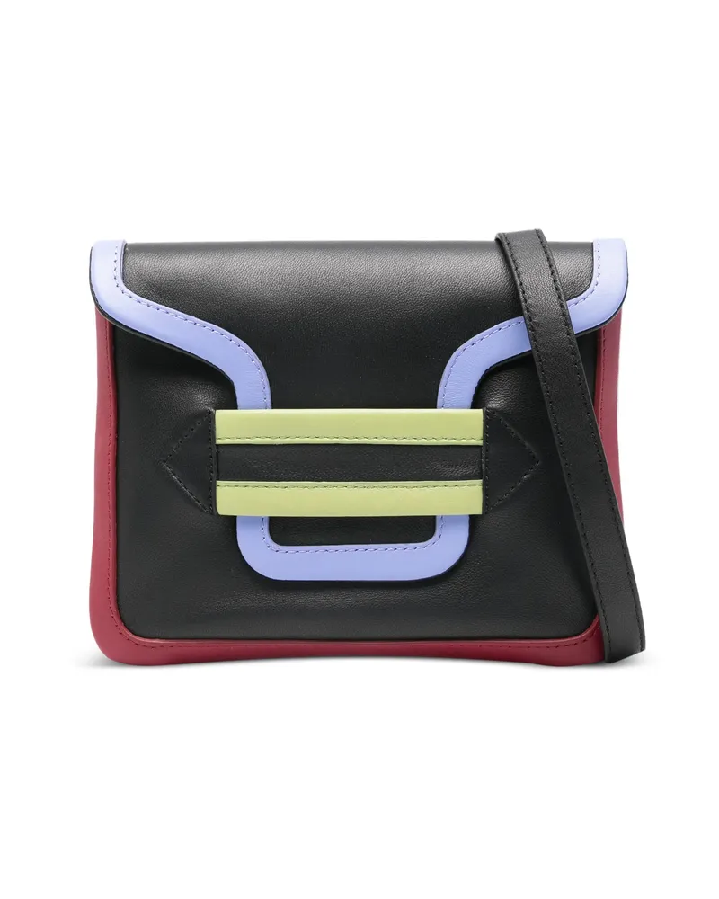 Pierre Hardy Colourblock Strap Clutch Black