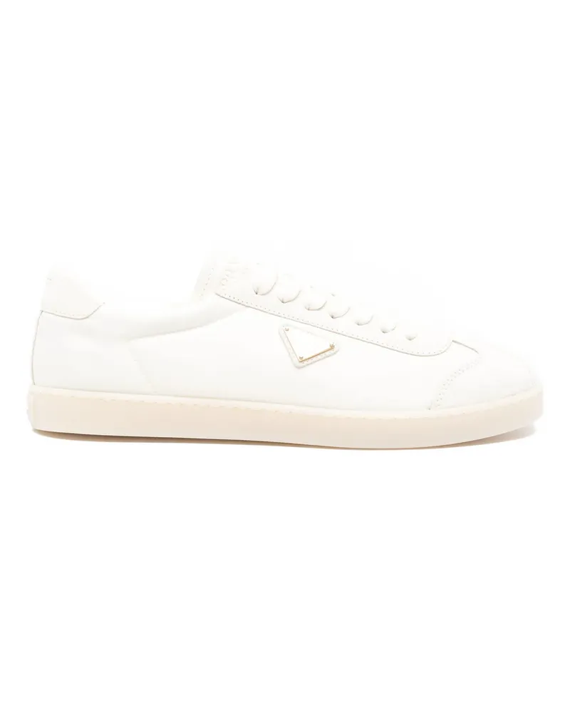 Prada Triangle-logo Sneakers White