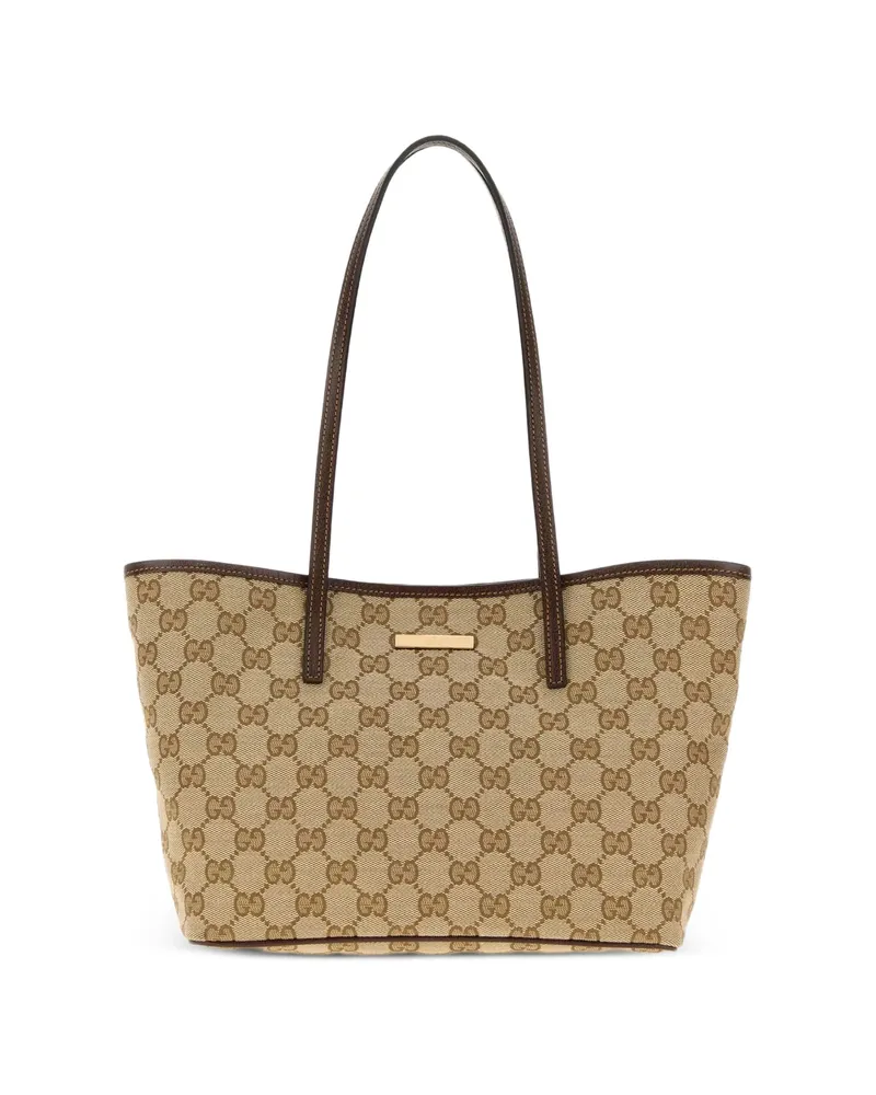Gucci Small Tribeca GG-canvas Tote Bag Neutrals