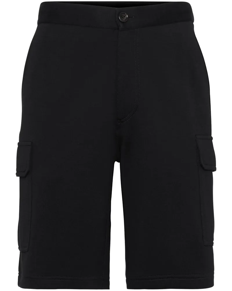 Brunello Cucinelli Terry Bermuda Shorts Black
