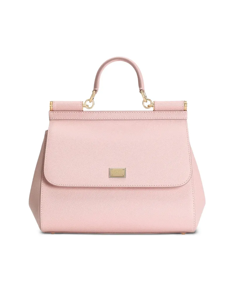 Dolce & Gabbana Medium Sicily Tote Bag Pink