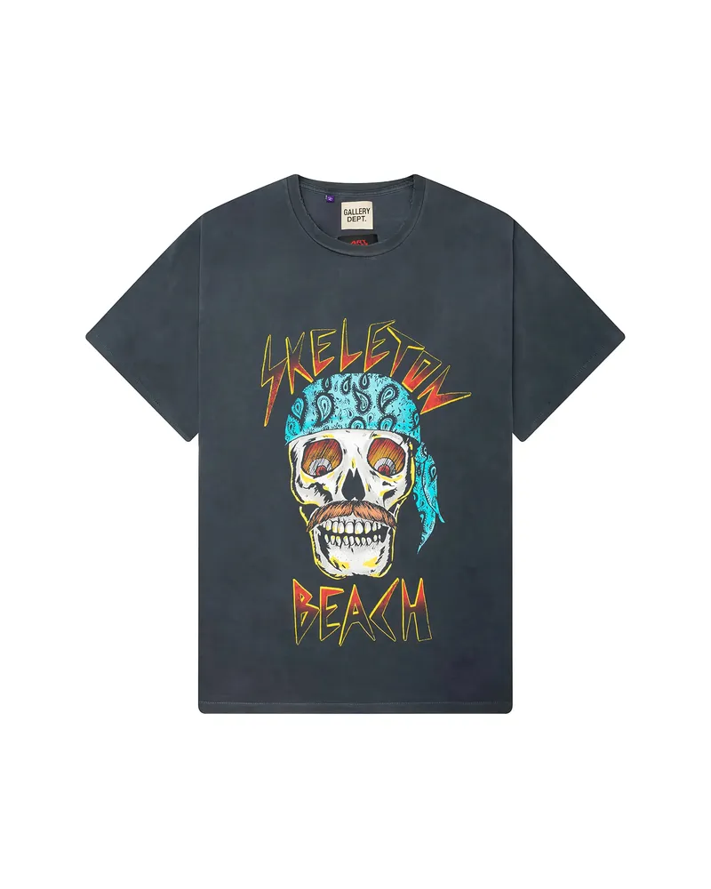 GALLERY DEPT. Skeleton Beach Graphic T-shirt Grey