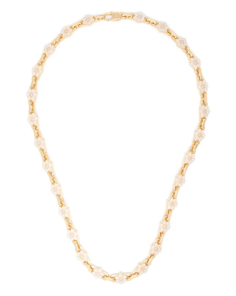 Hatton Labs Floral Chain Necklace Gold