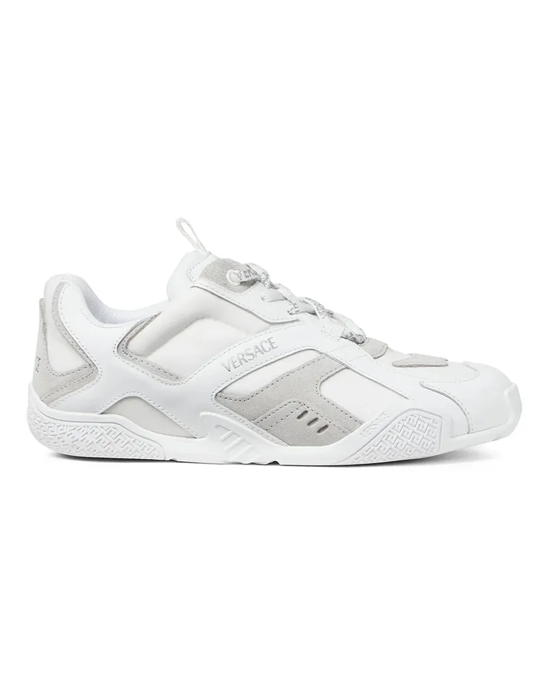 Versace Galaxia Leather Sneakers White