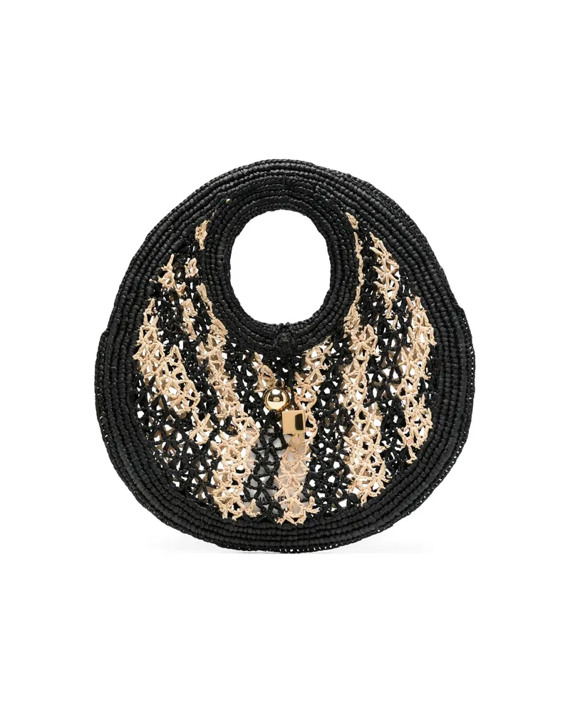 Jacquemus Raffia Circle-handle Tote Bag 