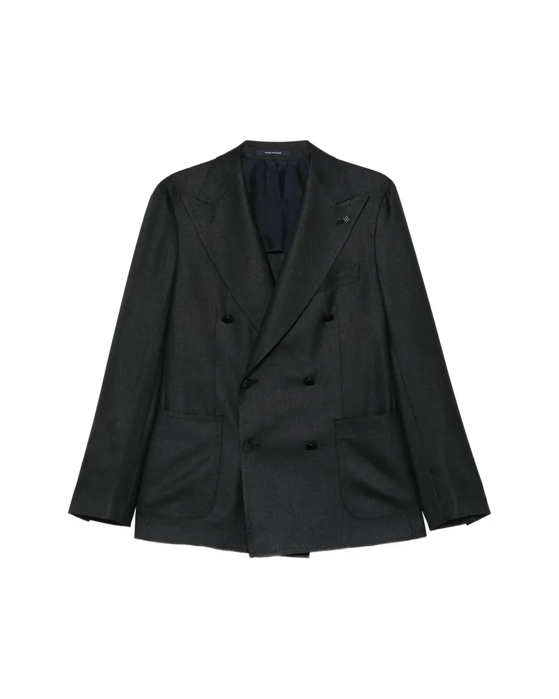 Tagliatore Double-breasted Peak-lapels Blazer Blue