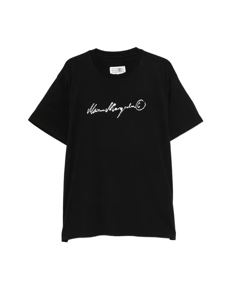 Maison Margiela Logo-print T-shirt Black
