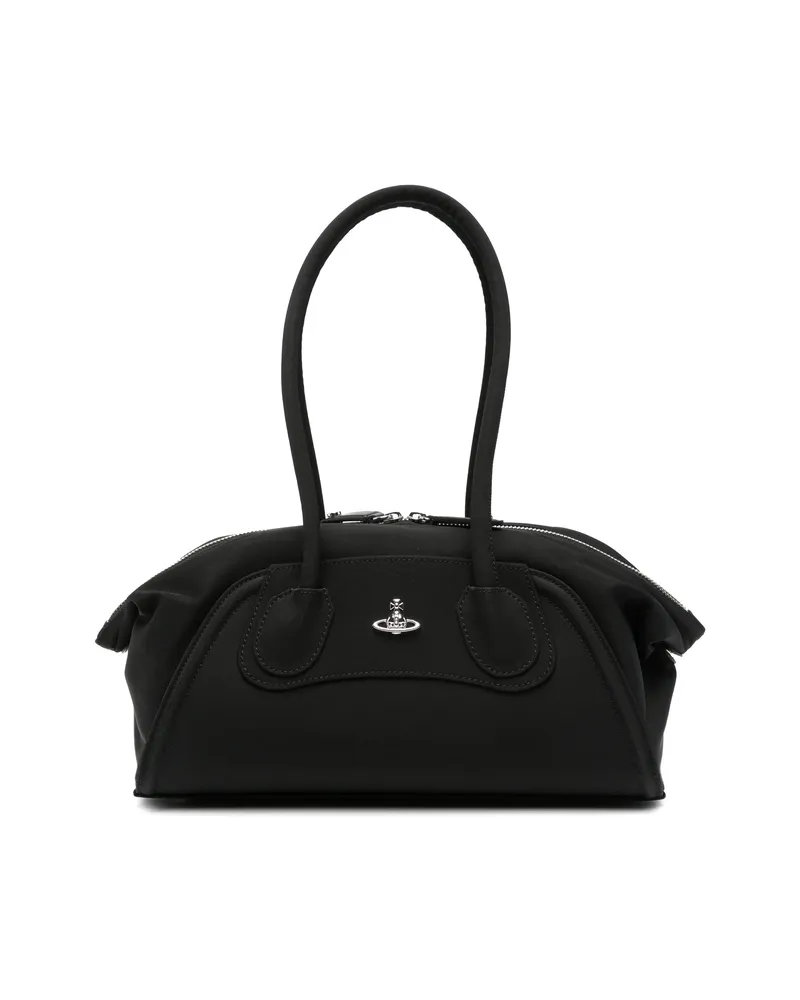 Vivienne Westwood Orb-plaque Shoulder Bag Black