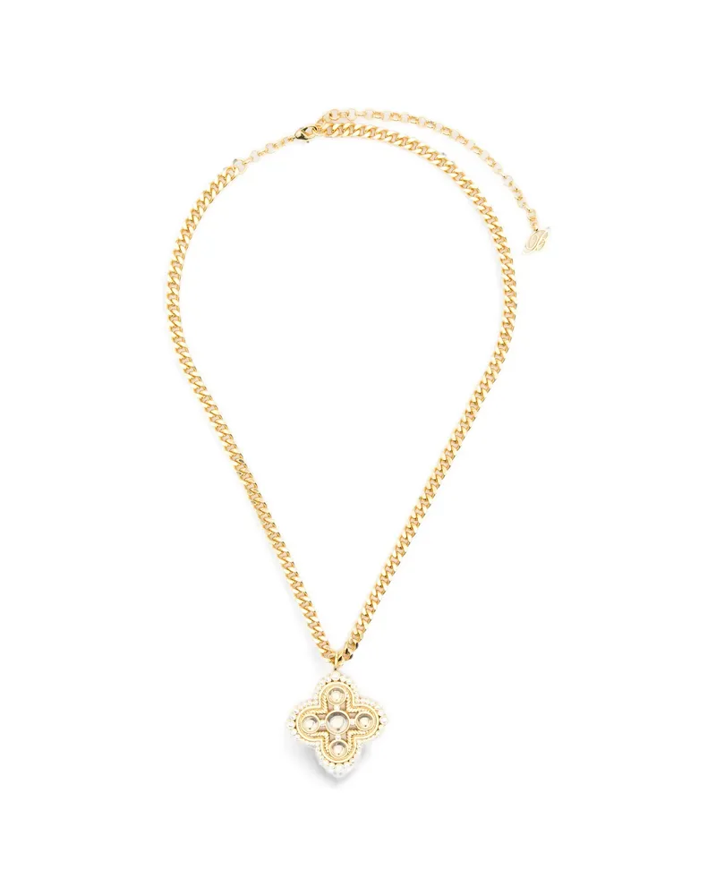 Blumarine Pendant-detail Necklace Gold