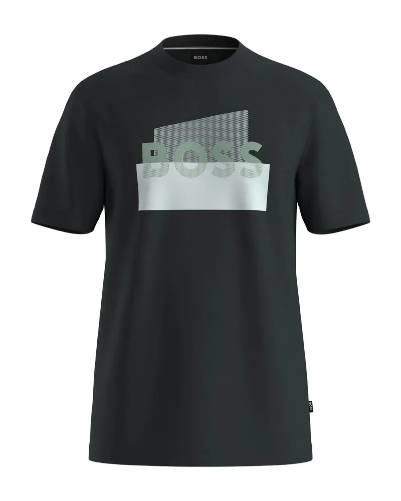 HUGO BOSS Logo-print T-shirt Black